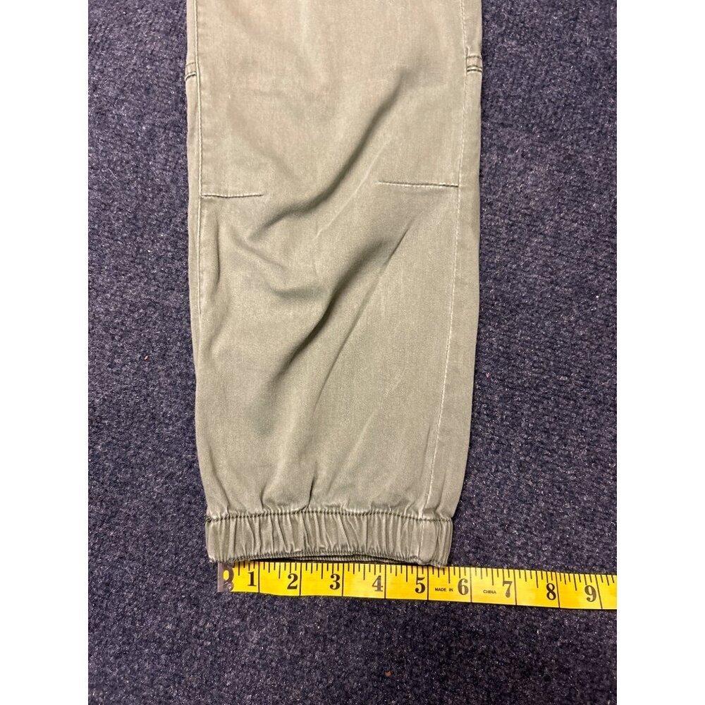 BBJ Los Angeles Olive‎ Green Cargo Pants 30 Waist Cotton Blend Juniors 11 - Picture 9 of 12